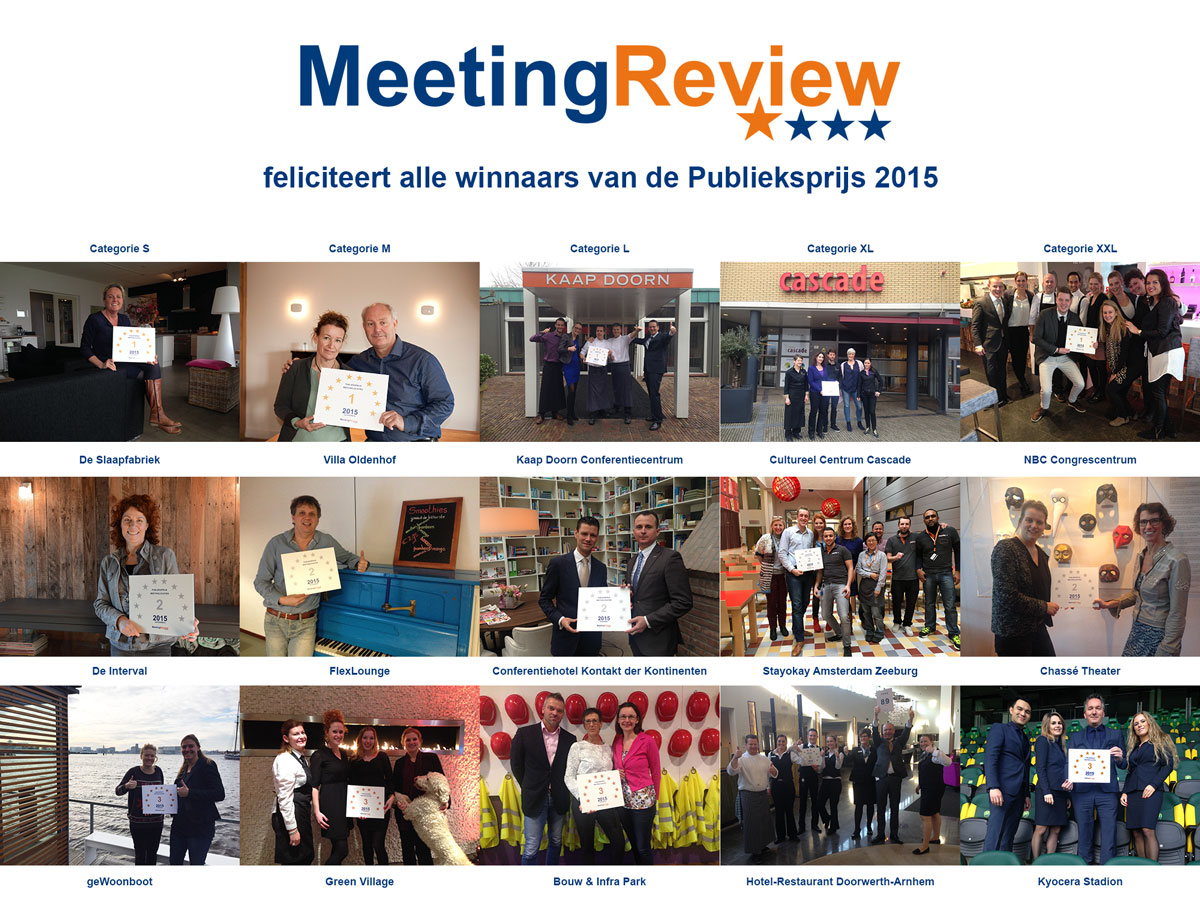 Winnaars publieksprijs MeetingReview 2015