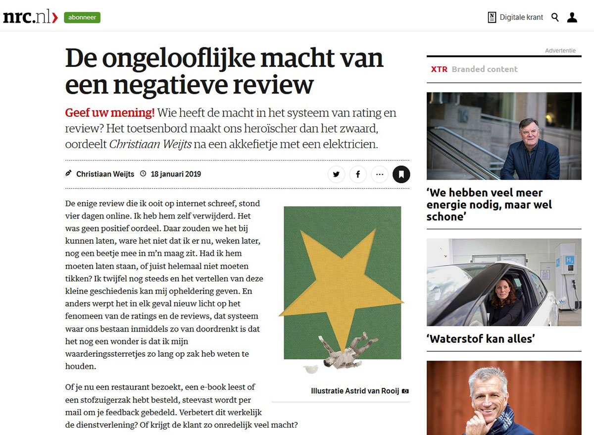 Heb jij weleens je negatieve review bij nader inzien verwijderd?