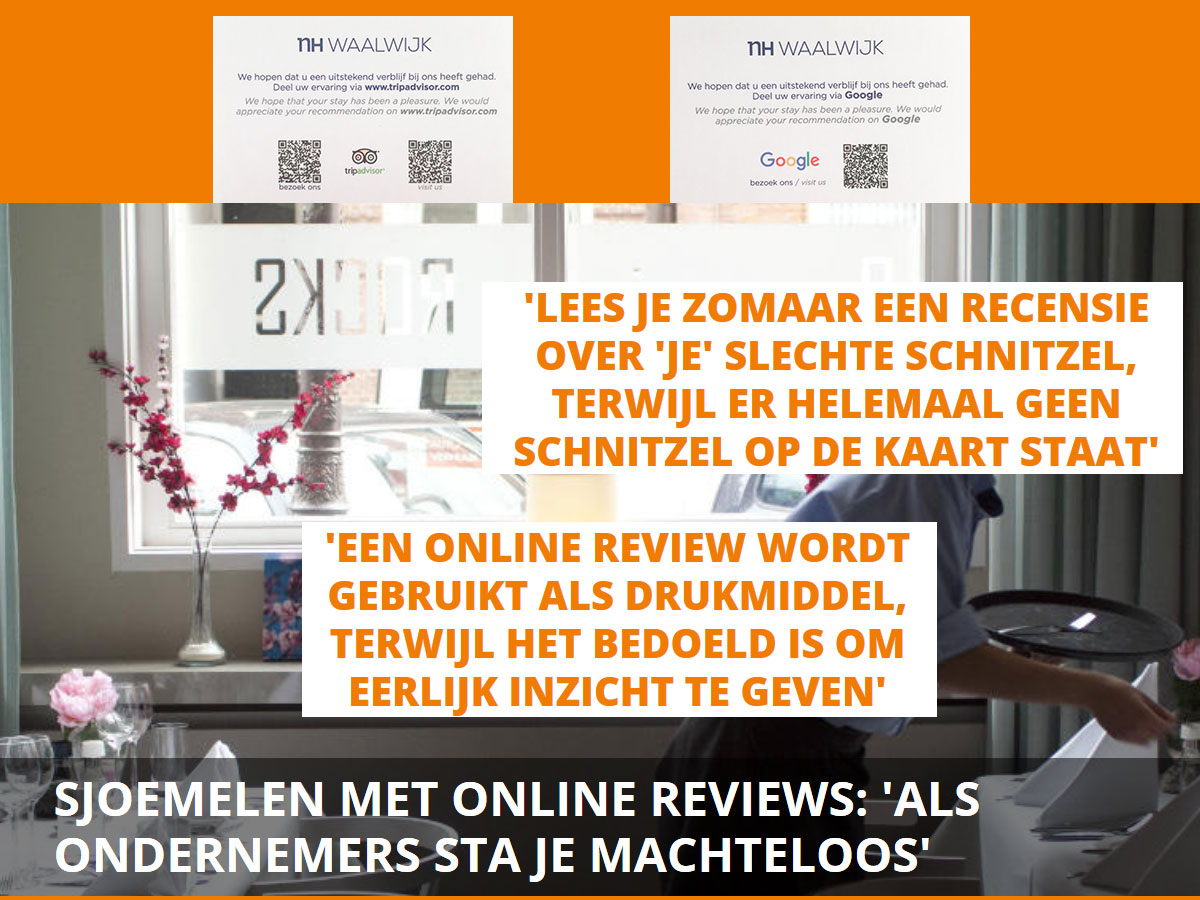 Sjoemelen met online reviews: 'Als ondernemers sta je machteloos'. Is dat wel zo?