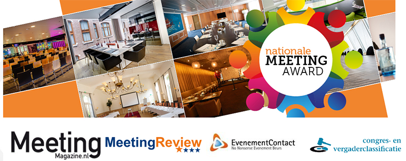 MeetingMagazine.nl, MeetingReview.com, EvenementContact en de Congres- en Vergaderclassificatie introduceren Nationale Meeting Award